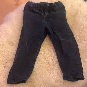 Baby Gap corduroy slate blue trousers 2T slim